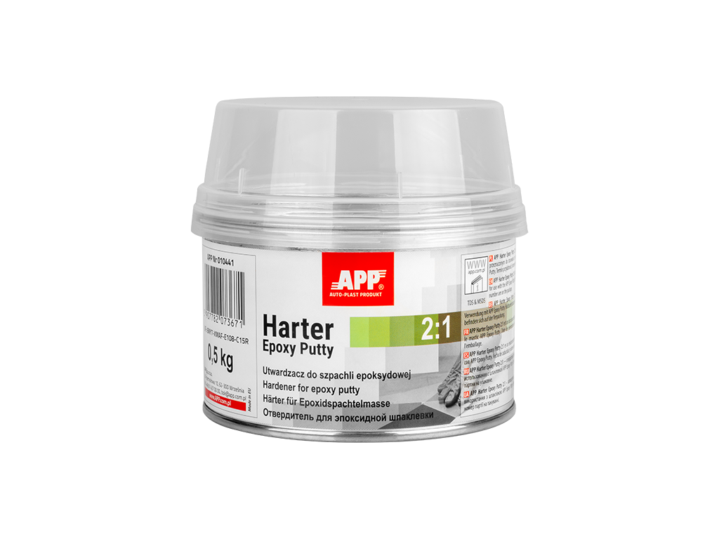 Utwardzacz do szpachli epoksydowej APP Harter Epoxy Putty 2:1 | 0,5 kg | Cyna na zimno (utwardzacz)