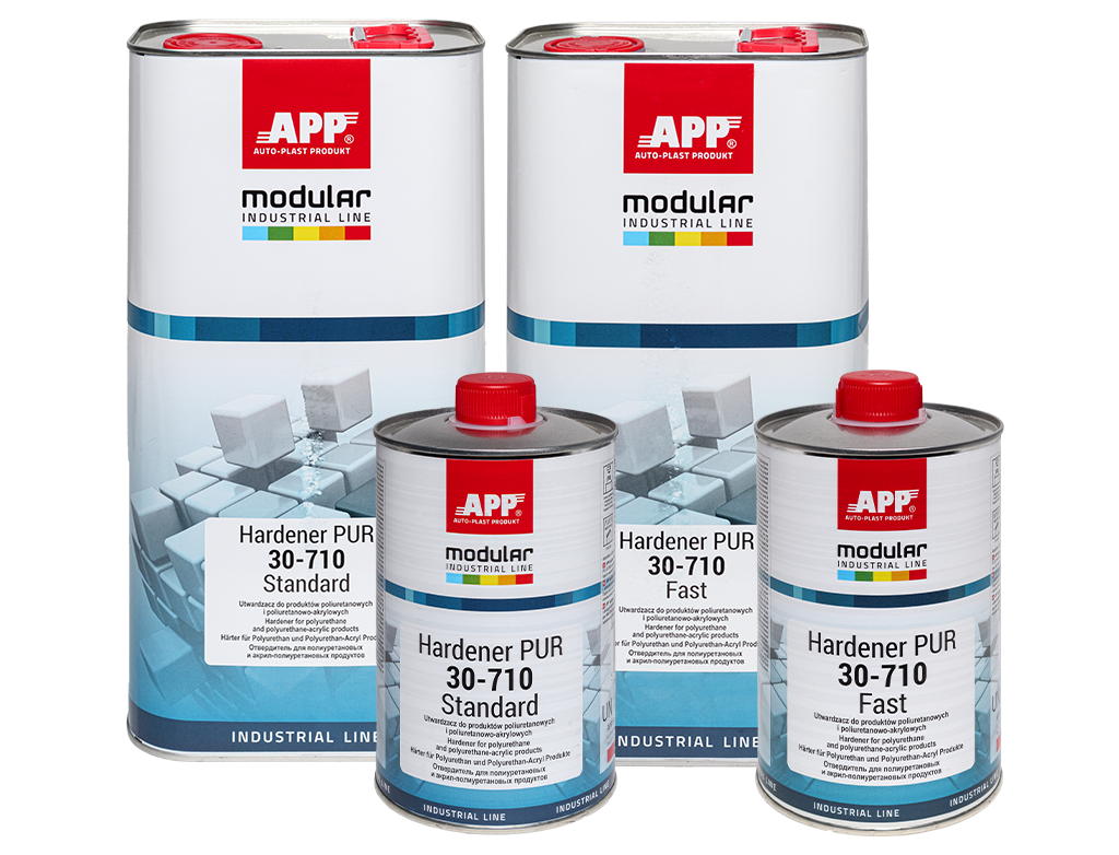 APP Modular Industrial Line Hardener PUR - Utwardzacz do produktów poliuretanowych i poliuretanowo-akrylowych | 30-710 Standard | normalny | 5L