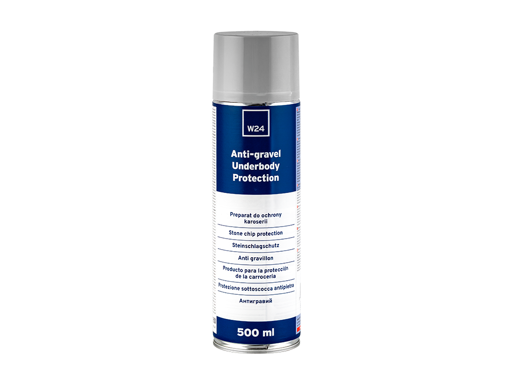 Masa natryskowa w sprayu do ochrony karoserii W24 | szary | 500ml