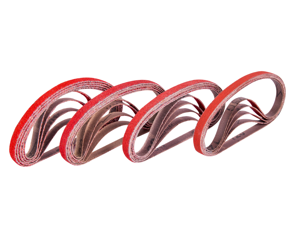 NTools 722 SG - Ceramiczne bezkońcowe taśmy ścierne o wymiarach 10 mm x 330 mm | P40 | 10 x 330 mm | op (10szt)