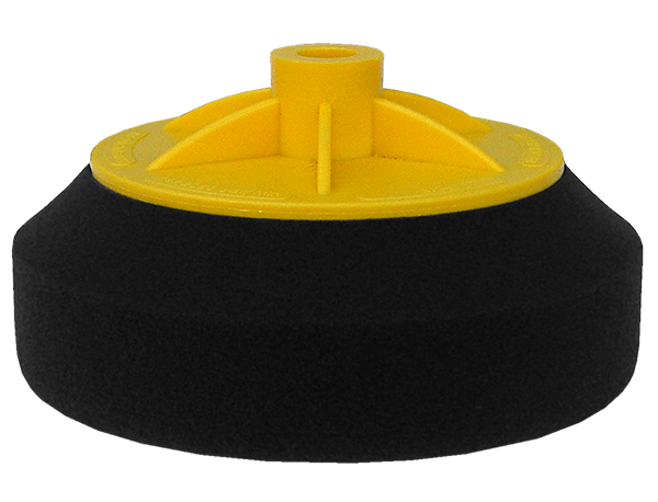 W24 GPM - Gąbka polerska miękka gładka M14 h50 | czarny | d150 | (1)