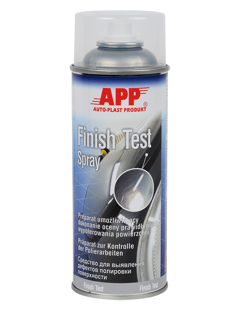 APP Finish Test Spray Preparat umożliwiający dokonanie oceny prawidłowości wypolerowania powierzchni