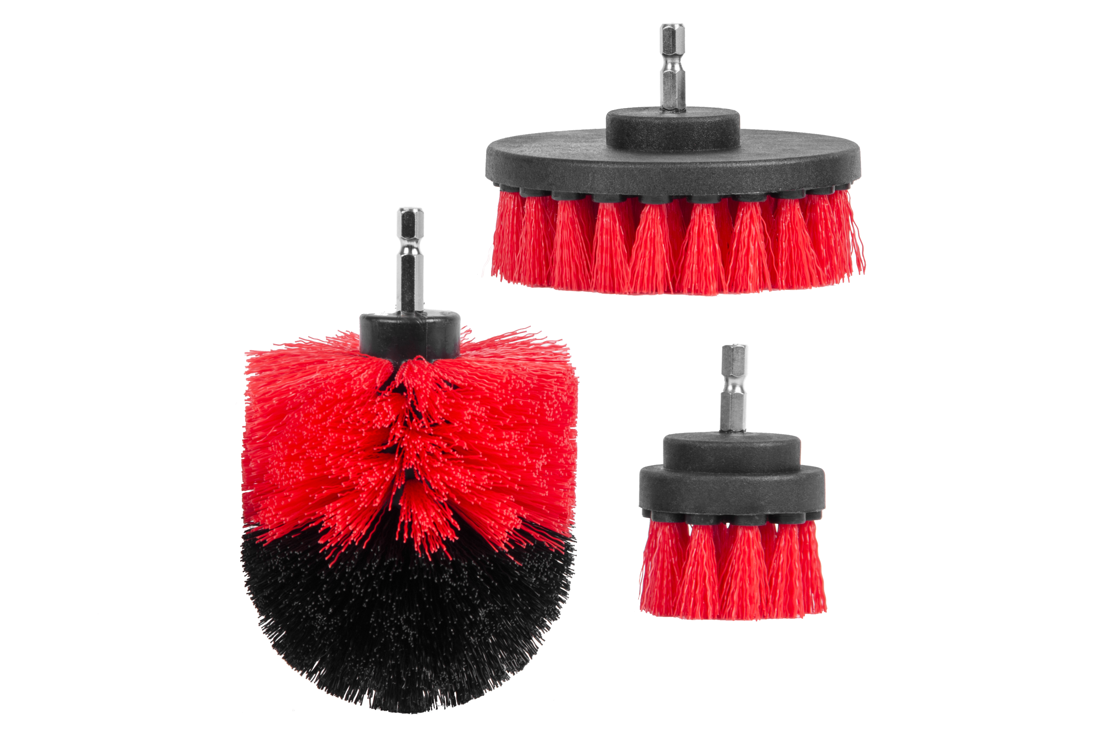 W24 Spin Brush Kit - Zestaw 3 szczotek z adapterem do czyszczenia
