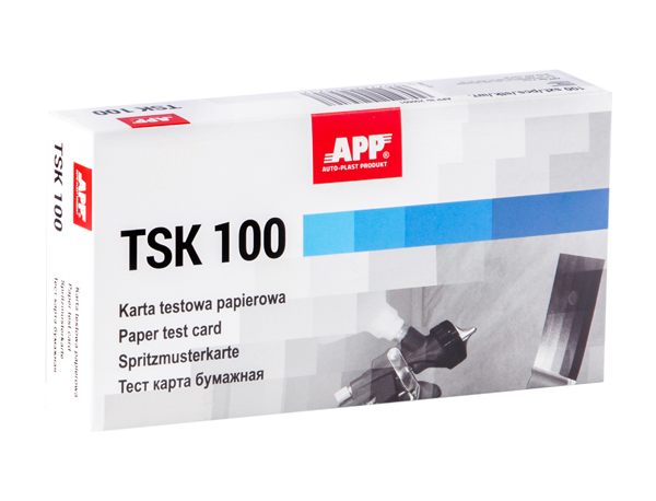 APP TSK 100 Spritzmusterkarte Papier