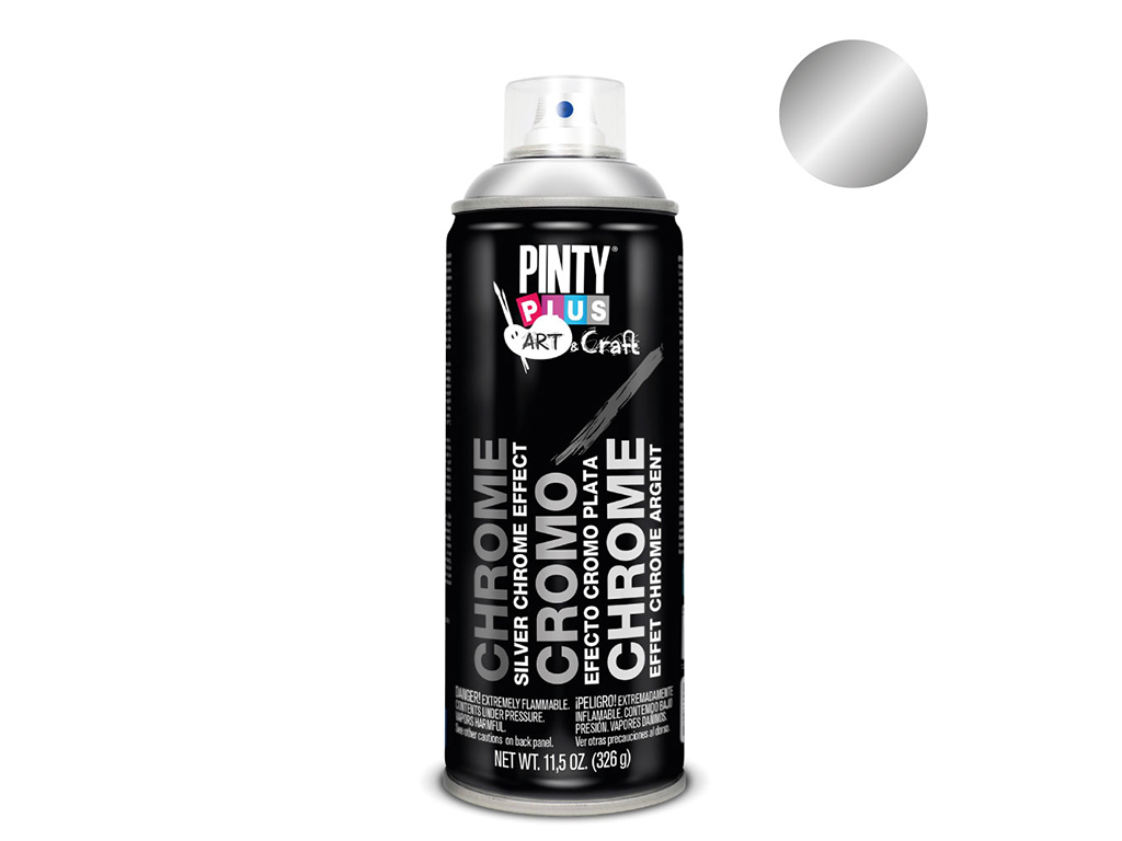 Pintyplus Art CHROME - Dekoracyjny efekt chromu w sprayu | 743 | 400ml