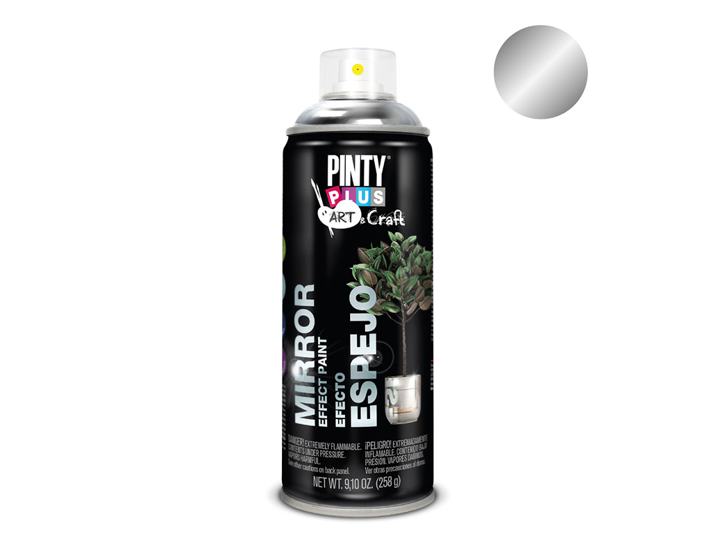 Pintyplus Art MIRROR - Mirror Effect Farba dekoracyjna w spray nadająca efekt lustra | 283 | 400ml