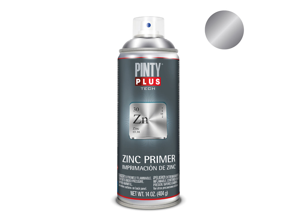 Podkład antykorozyjny cynk w sprayu Pintyplus Tech CYNK | 400ml