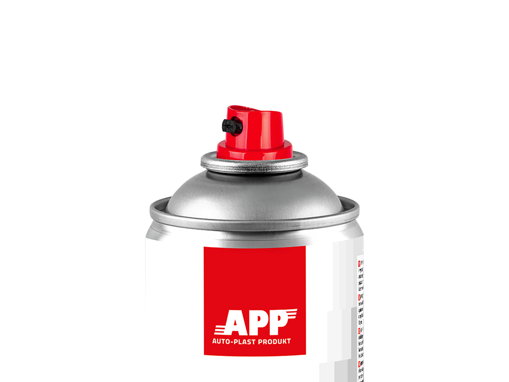 APP BF110 Spray - Preparat antykorozyjny do zabezpieczania podwozia | czarny | 0,50l