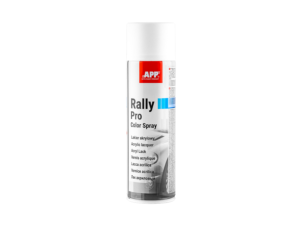 APP Rally PRO Color Spray - APP Rally PRO Color Spray - Lakier akrylowy | biały matowy | 500ml