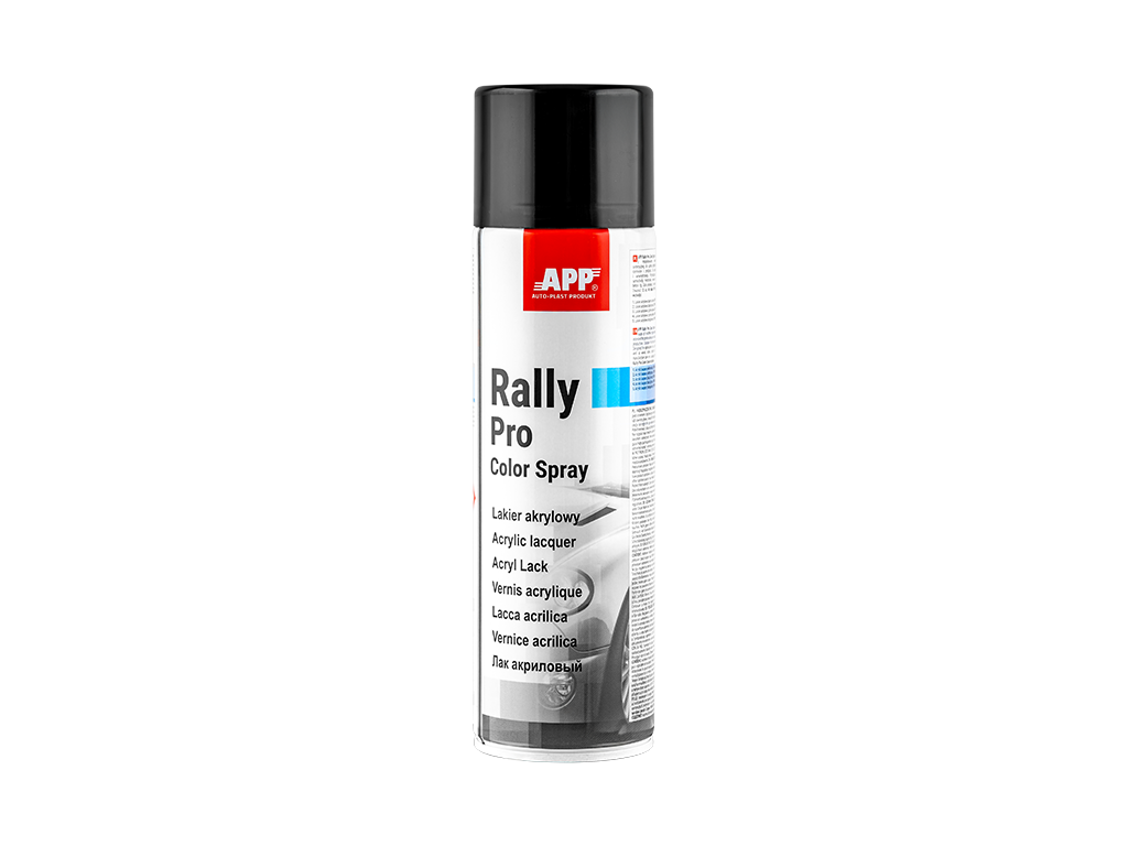 APP Rally PRO Color Spray - APP Rally PRO Color Spray - Lakier akrylowy | czarny połysk | 500ml
