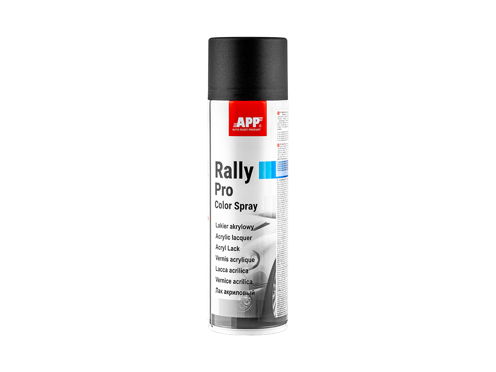 APP Rally PRO Color Spray - APP Rally PRO Color Spray - Lakier akrylowy | czarny matowy | 500ml