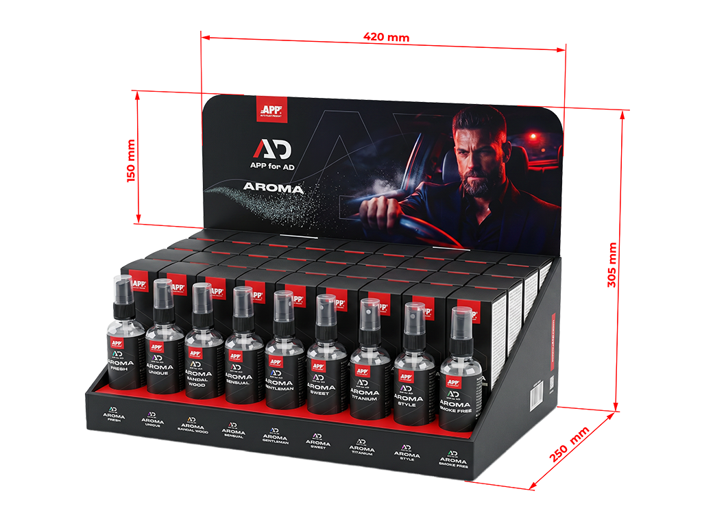 APP for AD AROMA Display Stand - Ekspozytor z zapachami samochodowymi