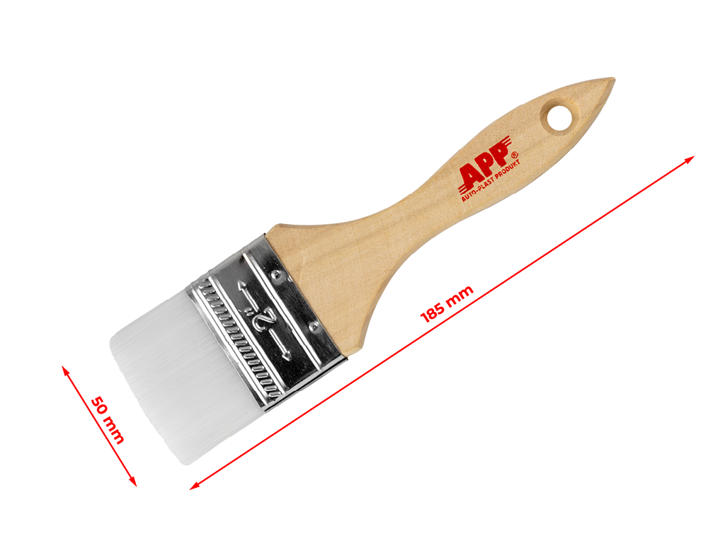 APP PPD - Pędzel płaski PET | miękkie włosie | 2" (50mm)