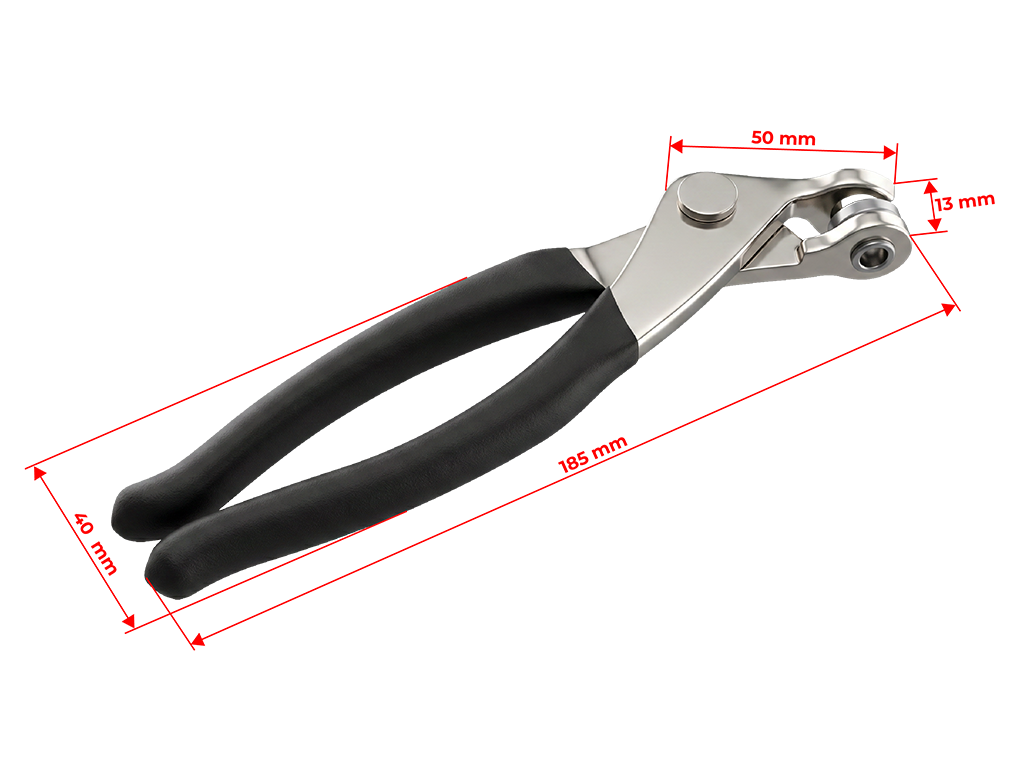 NTools SKB15 - Szczypce do zacisków blacharsko - ślusarskich
