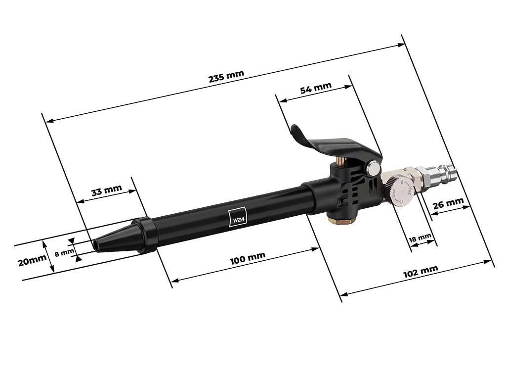 W24 BlackJet - W24 BlackJet - przyrząd do przedmuchiwania 