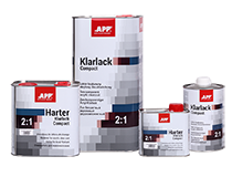 APP Klarlack Compact 2:1+Harter Lakier bezbarwny akrylowy dwuskładnikowy + utwardzacz