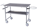 NTools MTABLE Mobile workbench with a hoop for the bag and dispenser for cleaning cloth