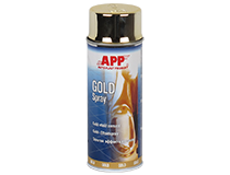 APP Gold Spray Lack mit speziellem Effekt