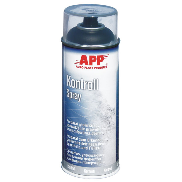 APP Kontroll Spray Preparation for checking the quality of sanded surface