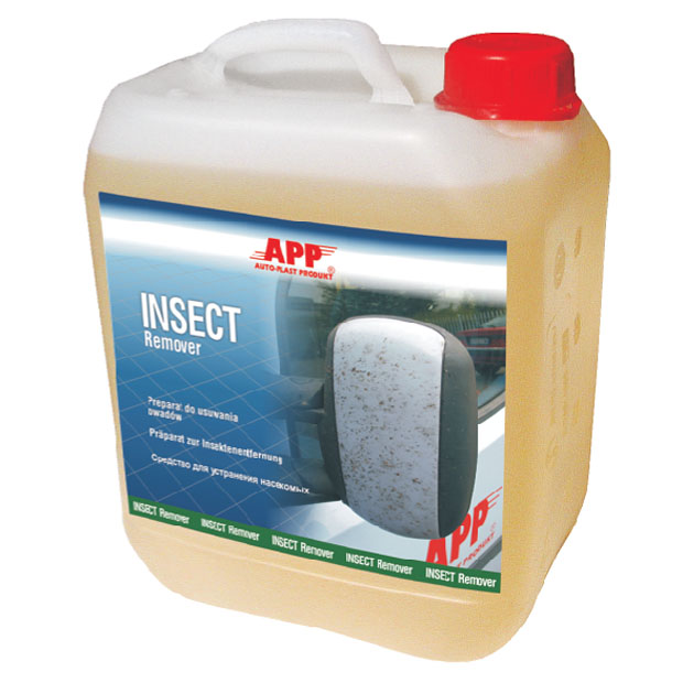 APP INSECT Remover Produit enlève les insectes sur la carrosserie et pare brise de votre voiture