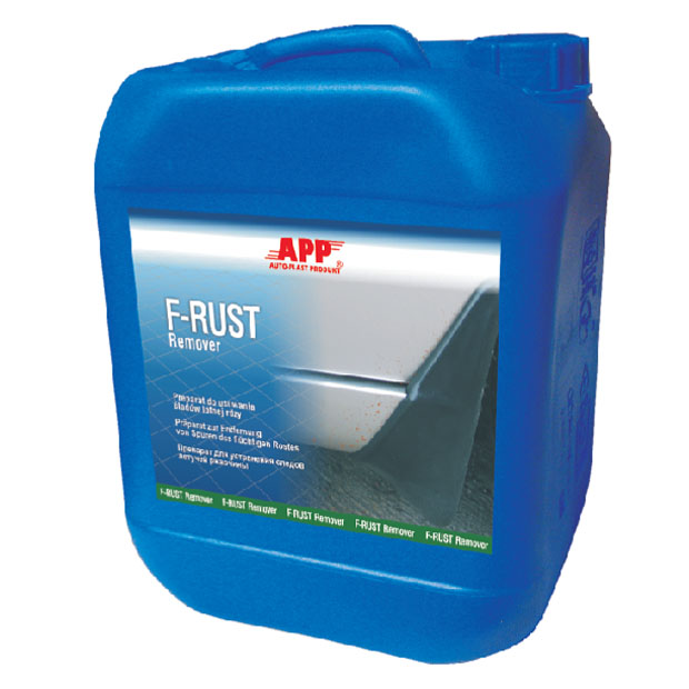 APP F RUST Remover Preparation for removing flying rust from painted surfaces