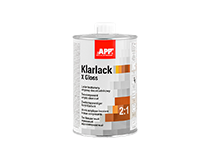 APP Klarlack X Gloss 2:1 Zweikomponenten Acryl Klarlack + Härter