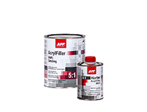APP AcrylFiller Multi Sanding 5:1 + Harter Apprêt  acrylique &amp;agrave; deux composants HS + durcisseur