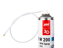 APP  W200 WAX Spray спрей-воск для защиты шасси и закрытых профилей