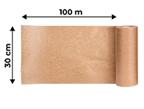 W24 P Mask Standard - Papier do maskowania | 30cm x 100m