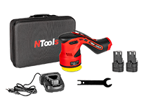 NTools DAP MINI 12B Akku-Poliermaschine vom Typ Dual Action mit einem Hub von 12 mm