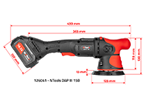 NTools DAP III 15B / 21B Dual-action cordless polishers