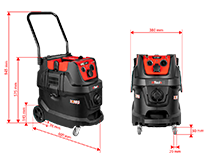 NTools VC 40EP Пылесос с электропневматическим автоматом включения