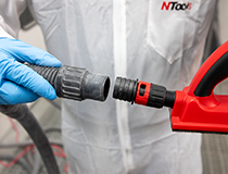 NTools HR R 400 Blok szlifierski elastyczny regulowany z odsysem