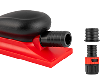 NTools HR P4 198 Bloc de ponçage avec 4 plateaux interchangeables et système d&#039;aspiration
