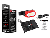 NTools Headlamp Akumulatorowa lampka czołowa z czujnikiem ruchu