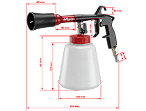 NTools Cyclone Fusion Pneumatyczny pistolet czyszczący z podajnikiem 