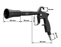 W24 Jet Gun - Pneumatyczny pistolet czyszczący bez podajnika