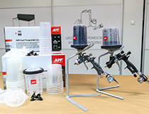 APP FPS Fast Preparation System Disposable spray cup system for spray guns and mixing lacquer and primer
