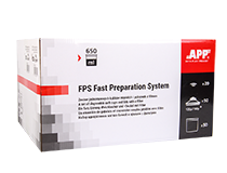 APP FPS Fast Preparation System System jednorazowych kubków miękkich i pokrywek z filtrem oraz kubki twarde