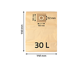 NTools WF 30 Worek filtracyjny papierowy do VC 30Eco