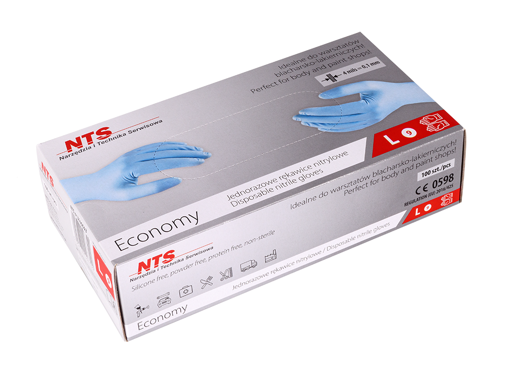 NTS Economy Rękawice nitrylowe jednorazowe