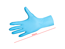 NTS EXTRA LONG Rękawice nitrylowe z długim mankietem